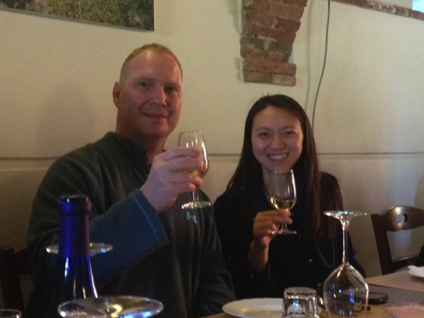 GRC Wine Tasting - Rob and not Xiaoyu